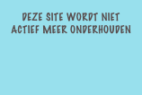 Deze site wordt niet actief meer onderhouden